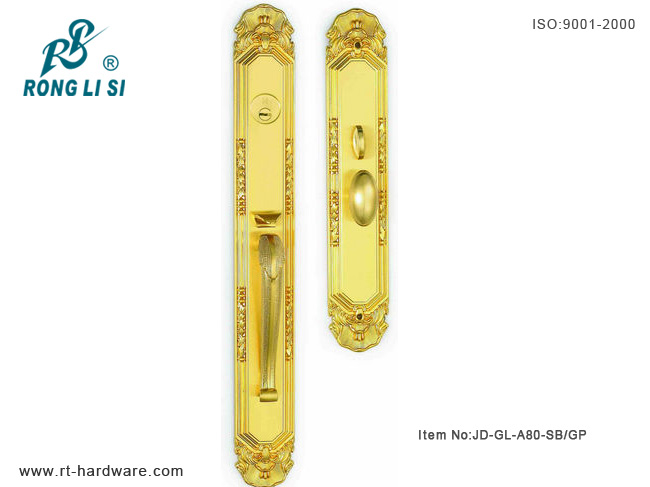 european style door handlezinc alloy mortise lock