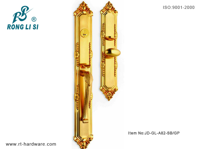 european style door handlezinc alloy mortise lock