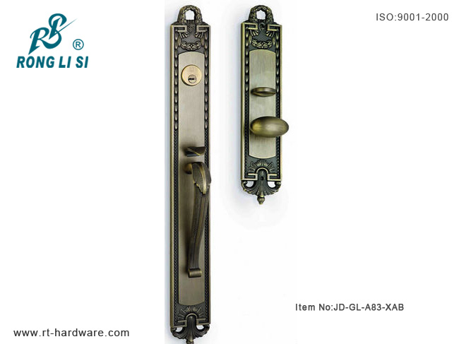 Big door handlezinc alloy mortise lock