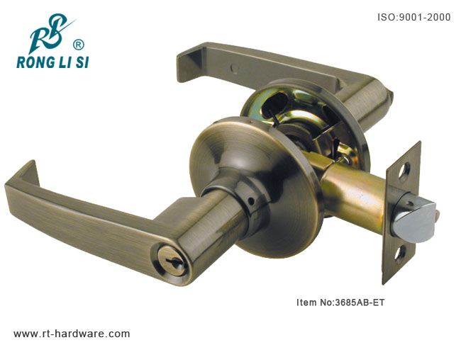 tubular lever lock3685AB-ET tubular lever lock