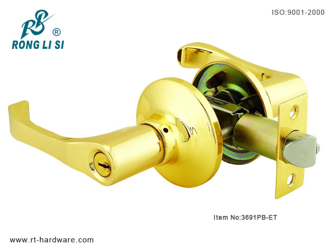 tubular lever lock3691PB-ET tubular lever lock