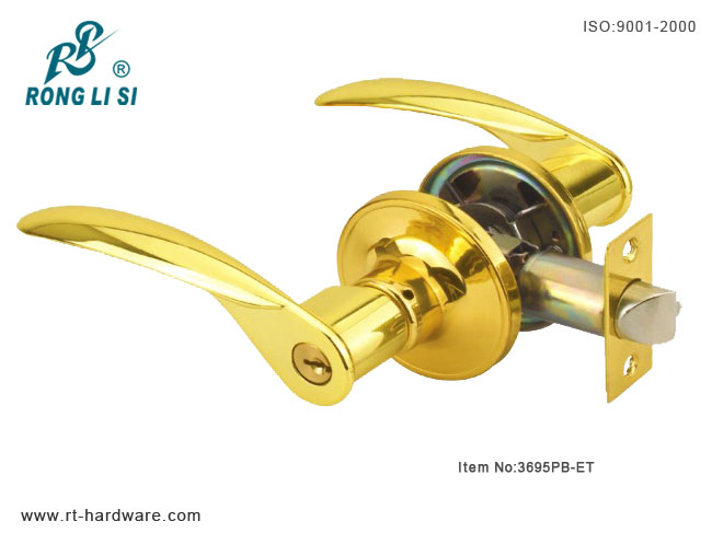 tubular lever lock3695PB-ET tubular lever lock
