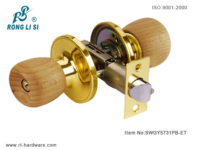 SWGY5731PB-ET cylindrical tubular knob lock
